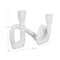 Hello Honey® 8.3" White Abstract Double Taper Candle Holder